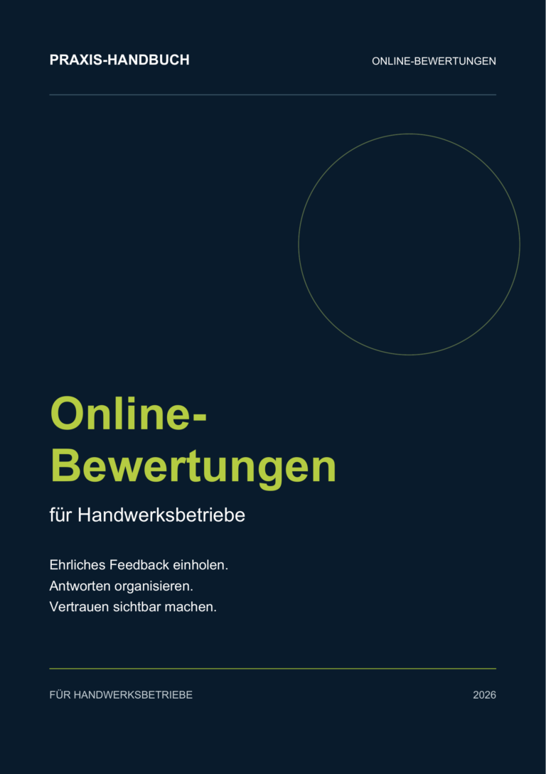 Online-Bewertungen für Handwerksbetriebe